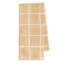 Lade das Bild in den Galerie-Viewer, 2er Set Geschirrtuch Baumwolle Slub Grün oder Honig
