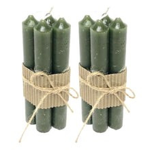 Lade das Bild in den Galerie-Viewer, Tischkerze Kiefergrün 4er Set