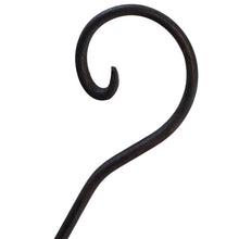 Lade das Bild in den Galerie-Viewer, 2er Set Dekohaken Metall Braun S-Form geschwungen