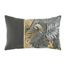 Lade das Bild in den Galerie-Viewer, Dekokissen Blätter Grün Gold vers. Größen