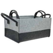 Lade das Bild in den Galerie-Viewer, Filzkorb rechteckig modern verschiede Größen oder im Set