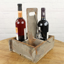 Lade das Bild in den Galerie-Viewer, Flaschenträger 4er Antik Ziegelform