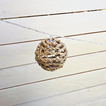 Lade das Bild in den Galerie-Viewer, LED Lichterkette Rattan Laterne Boho Gartenbeleuchtung Dekolicht Garten Beleuchtung Rattankugeln