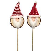Lade das Bild in den Galerie-Viewer, 2er Set Dekostecker Nikolauskopf
