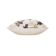 Lade das Bild in den Galerie-Viewer, Dekokissen Palmen Beige Schwarz Gold