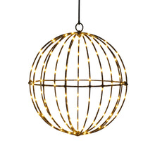 Lade das Bild in den Galerie-Viewer, LED Leuchtkugel zum hängen oder stellen 20 cm 30 cm od. 50 cm Dekoleuchte Weihnachten Kugel