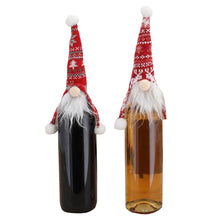 Lade das Bild in den Galerie-Viewer, 2er Set Flaschenwichtel Rot Weiß