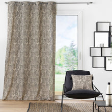 Lade das Bild in den Galerie-Viewer, Dekokissen Beige Schwarz 45 x 45 cm