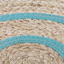 Lade das Bild in den Galerie-Viewer, 4er Set Platzset Stroh bunt modern Tischset Strohplatzset Boho Tischmatten