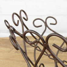 Lade das Bild in den Galerie-Viewer, Hängekörbe 2er Set Metall braun