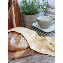 Lade das Bild in den Galerie-Viewer, 2er Set Geschirrtuch Baumwolle Slub Grün oder Honig