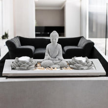 Lade das Bild in den Galerie-Viewer, Zen Garten Set Zement Grau