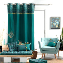 Lade das Bild in den Galerie-Viewer, Dekokissen Grün Gold 30 x 50 cm