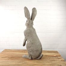 Lade das Bild in den Galerie-Viewer, XXL Osterhase Dekohase Grau 52 cm Hase Osterdeko Dekoration Ostern
