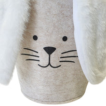 Lade das Bild in den Galerie-Viewer, 2er Set Geschenkkorb Ostern Hase Filz Osterkorb Osternest Filzkorb Osterhase