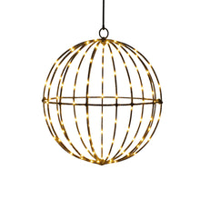 Lade das Bild in den Galerie-Viewer, LED Leuchtkugel zum hängen oder stellen 20 cm 30 cm od. 50 cm Dekoleuchte Weihnachten Kugel