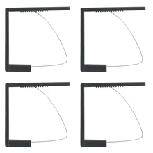 Lade das Bild in den Galerie-Viewer, 4er Set Tischdeckenhalter Schwarz