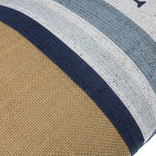 Lade das Bild in den Galerie-Viewer, Dekokissen 30x50 cm mit Inlet beige gold-glänzend Sofakissen Zierkissen mit Fransen