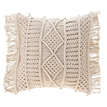 Lade das Bild in den Galerie-Viewer, Kissen Braun 40 x 40 cm Blätter Muster