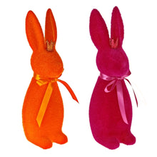 Lade das Bild in den Galerie-Viewer, Hase mit Krone beflockt Magenta oder Orange