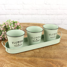 Lade das Bild in den Galerie-Viewer, Pflanzkasten Dekokorb Metall Anthrazit Creme Beige od. Mint 30 cm Tragekorb