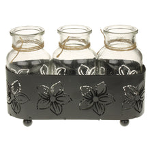 Lade das Bild in den Galerie-Viewer, Pflanzeimer Zink Metall Schwarz