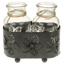 Lade das Bild in den Galerie-Viewer, Pflanzeimer Zink Metall Schwarz