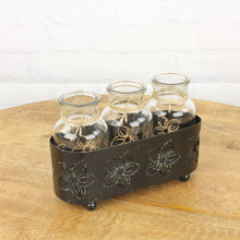 Lade das Bild in den Galerie-Viewer, Pflanzeimer Zink Metall Schwarz