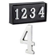 Lade das Bild in den Galerie-Viewer, Kerzenstecker 1,2,3,4 Metall Silber