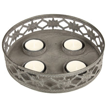 Lade das Bild in den Galerie-Viewer, Kerzenteller, Zink