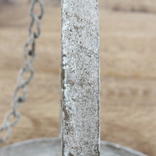 Lade das Bild in den Galerie-Viewer, Pflanzkrone hängend Antikgrau 23,5 cm