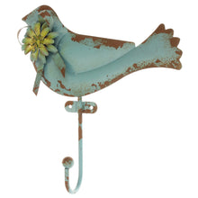 Lade das Bild in den Galerie-Viewer, Wandhaken Vogel Blau