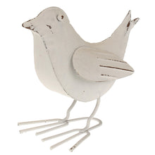 Lade das Bild in den Galerie-Viewer, Deko Vogel Metall weiß