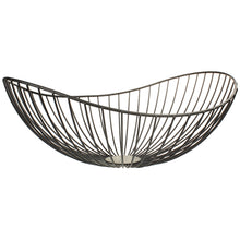 Lade das Bild in den Galerie-Viewer, Dekoschale "Wave" Eisen, schwarz