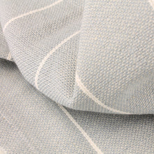 Lade das Bild in den Galerie-Viewer, 2er Set Geschirrtuch Hellgrau mit weißen Streifen