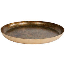 Lade das Bild in den Galerie-Viewer, Tablett, rund 28cm, messing