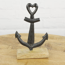 Lade das Bild in den Galerie-Viewer, Dekoanker Alu Mangoholz