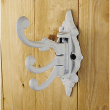 Lade das Bild in den Galerie-Viewer, 3er Wandhaken drehbar weiß