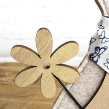 Lade das Bild in den Galerie-Viewer, 2er Set Dekohase 30 cm Filz Beige Grau