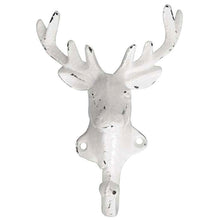 Lade das Bild in den Galerie-Viewer, Dekohaken Hirschkopf Weiß