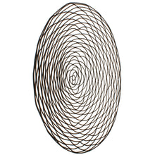 Lade das Bild in den Galerie-Viewer, Wanddeko rund Metall braun