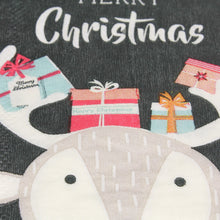 Lade das Bild in den Galerie-Viewer, 3er Set Servietten Rudolf, papier anthrazit, 2-lagig