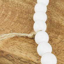 Lade das Bild in den Galerie-Viewer, Holzperlenkranz weiß oder grau