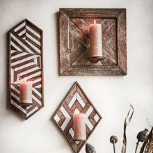 Lade das Bild in den Galerie-Viewer, Wandkerzenhalter Braun