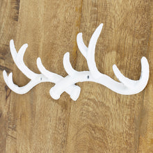 Lade das Bild in den Galerie-Viewer, Hakenleiste Geweih Weiß