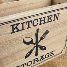 Lade das Bild in den Galerie-Viewer, Besteckkasten Holz