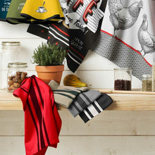 Lade das Bild in den Galerie-Viewer, 3er Set Geschirrtuch Petrol, Schwarz oder Grau