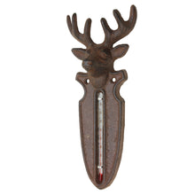 Lade das Bild in den Galerie-Viewer, Wand Thermometer Hirsch