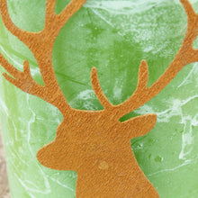 Lade das Bild in den Galerie-Viewer, 4er Set Kerzenstecker Hirschkopf Rost