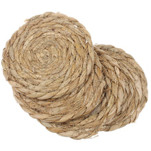 Lade das Bild in den Galerie-Viewer, 4er Set Seegras Untersetzter für Glas Ø 12 cm,